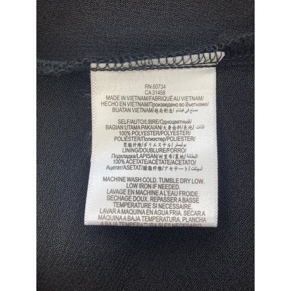 BCBG Black Flutter Ruffle Sleeve Short Dress Size 2 - Picture 8 of 8